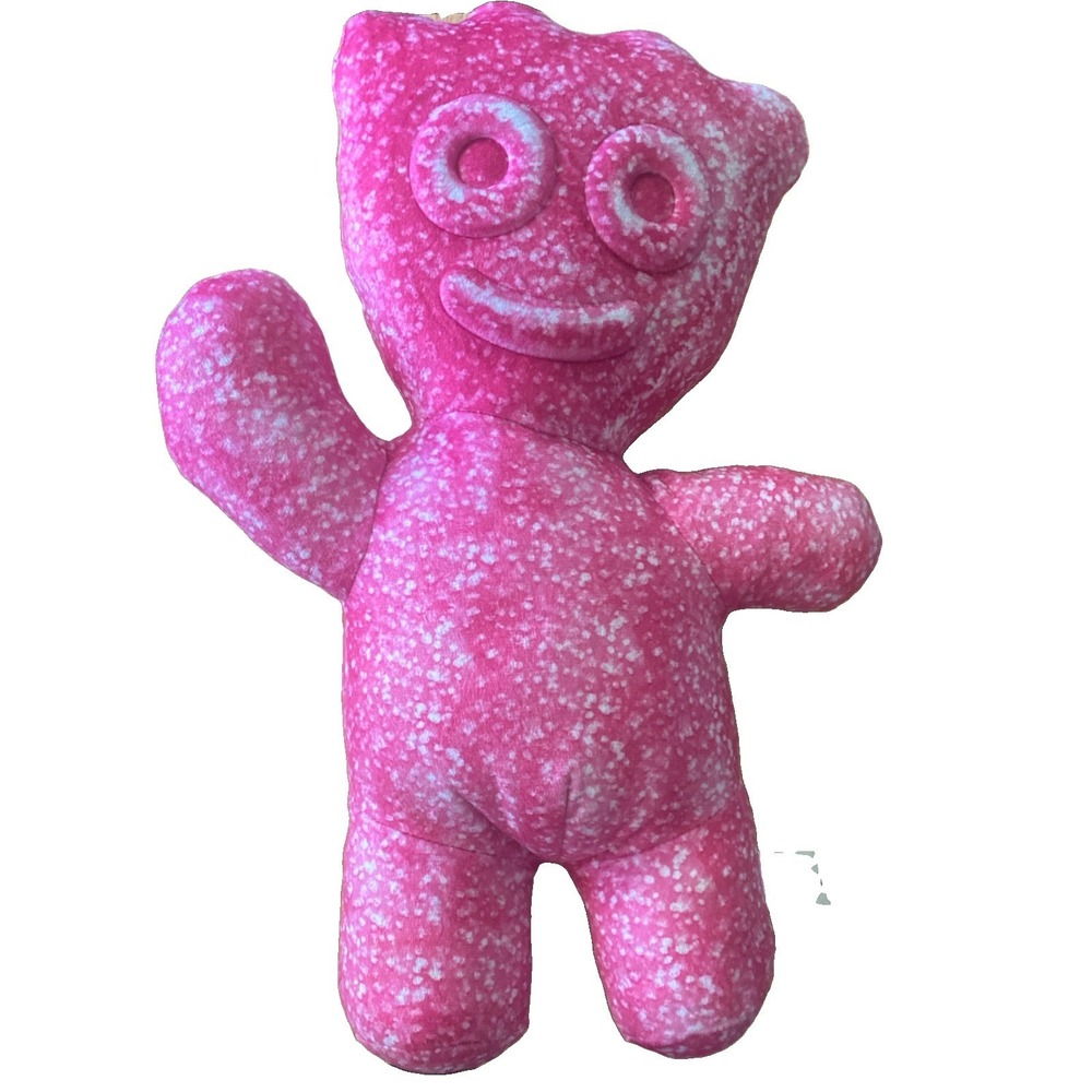 Sour Patch Kids Plush 15" Pink Candy Gummy Pillow Toy Iscream Shop